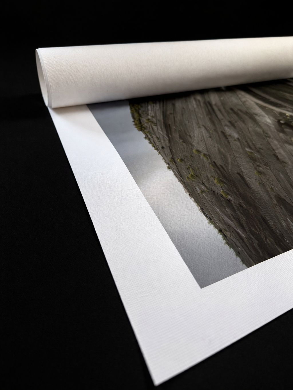 Rolled canvas print example